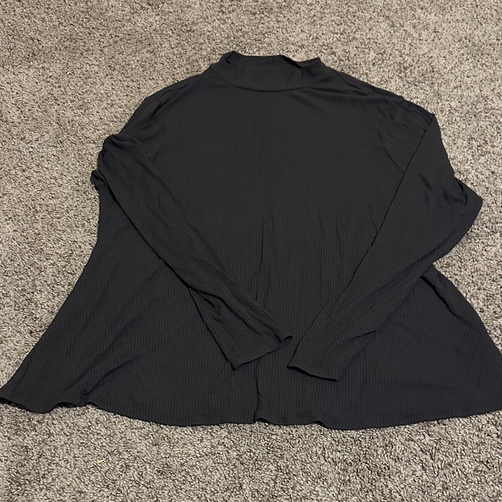 Old Navy Luxe Charcoal Turtleneck